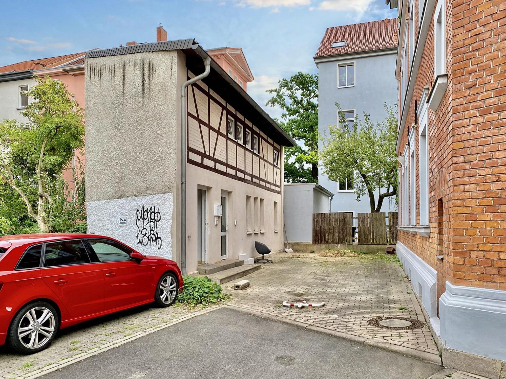 Die Remise Mit Kostenlosem Parkplatz Direkt Vor Der Tuer 埃尔福特 外观 照片