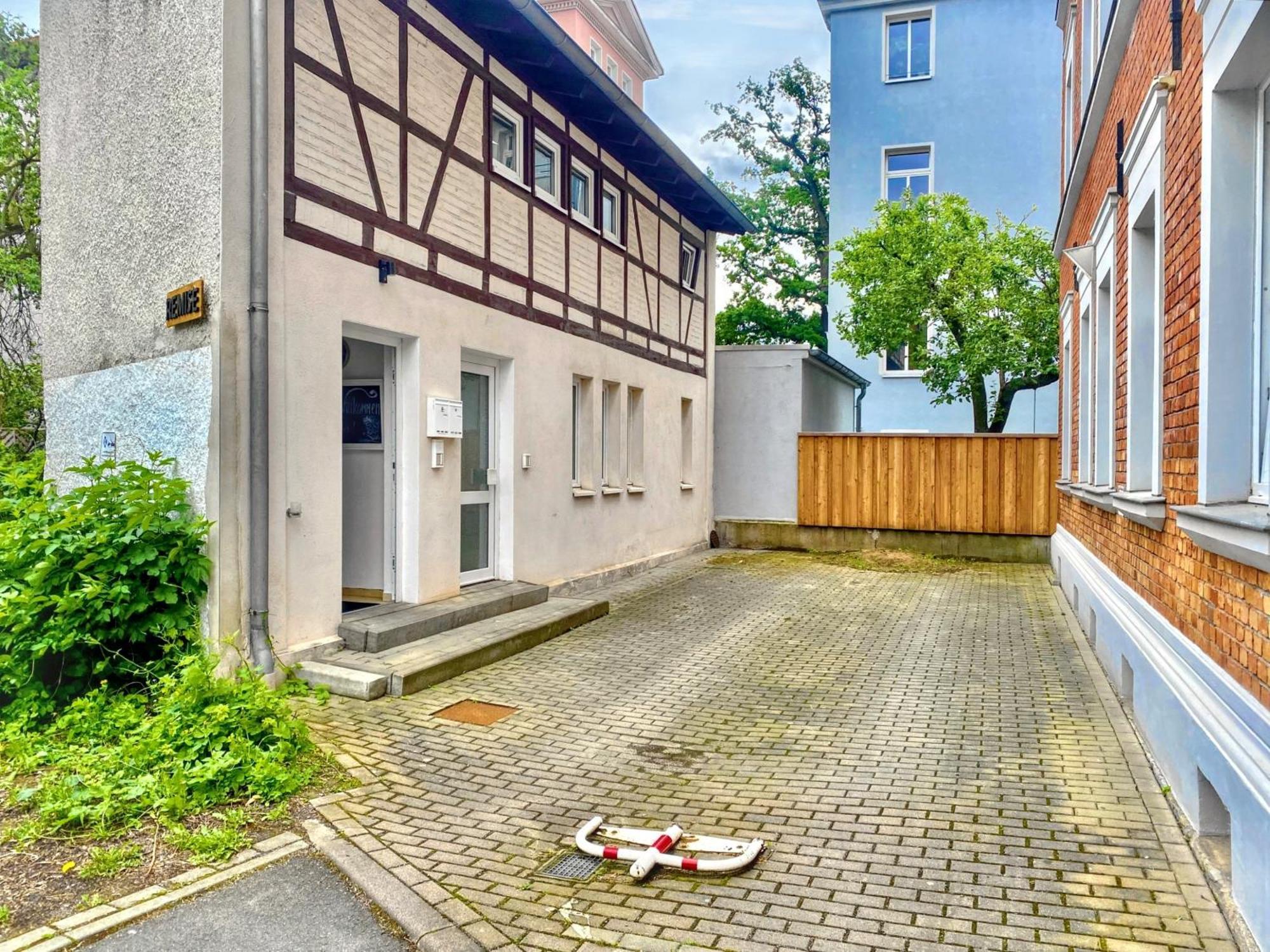 Die Remise Mit Kostenlosem Parkplatz Direkt Vor Der Tuer 埃尔福特 外观 照片